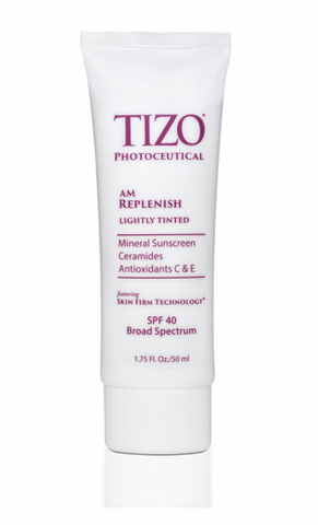 TiZO AM Replenish Lightly Tinted – SPF 40